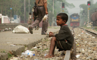 street child srimangal railway station